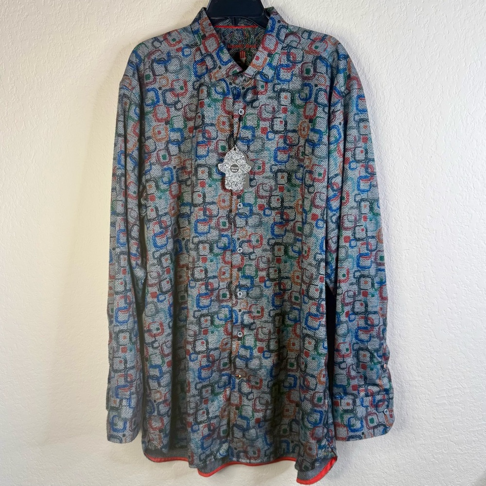 NWT Luchiano Visconti Black Label Shirt Mens 2XLT